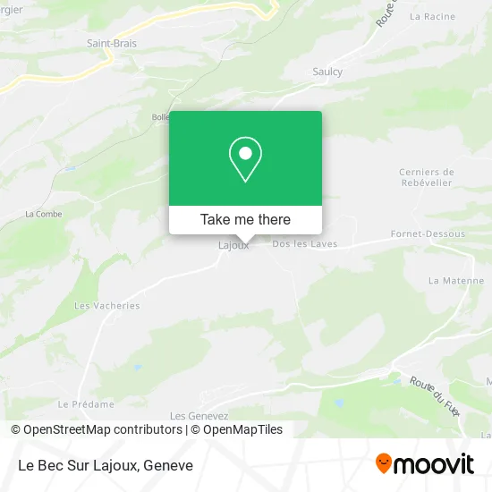 Le Bec Sur Lajoux map
