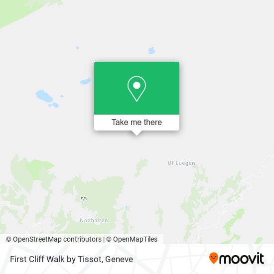 First Cliff Walk by Tissot map