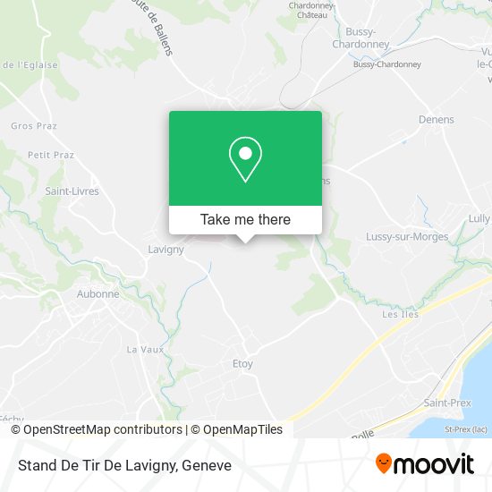 Stand De Tir De Lavigny map