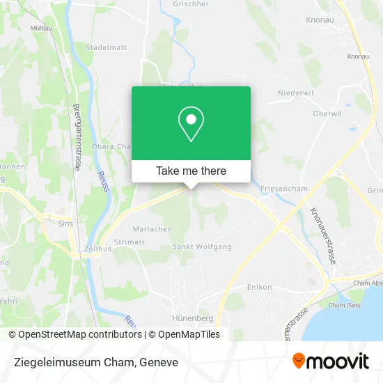 Ziegeleimuseum Cham map