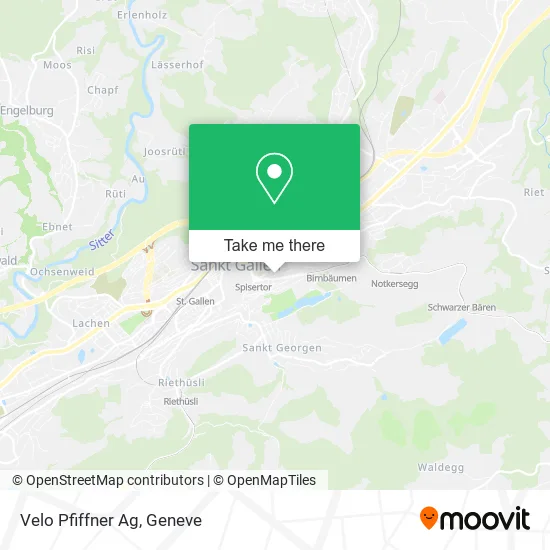 Velo Pfiffner Ag map