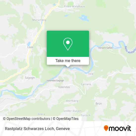Rastplatz Schwarzes Loch map