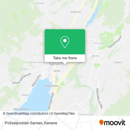 Polizeiposten Sarnen map