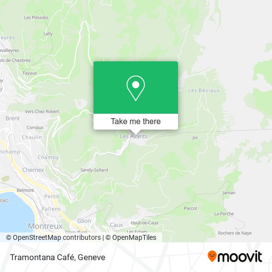 Tramontana Café map