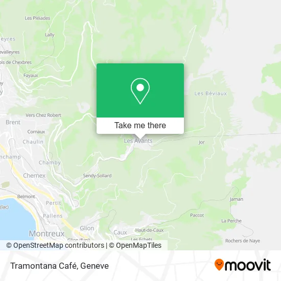 Tramontana Café map