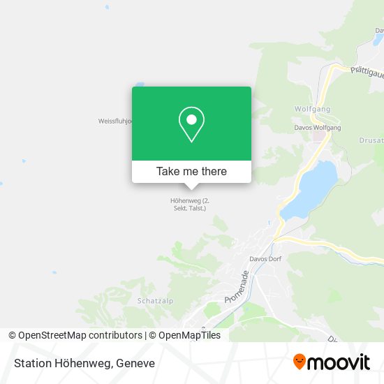 Station Höhenweg map