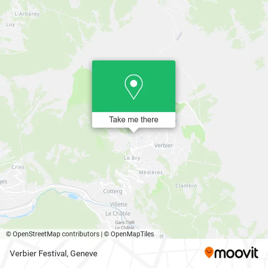 Verbier Festival map