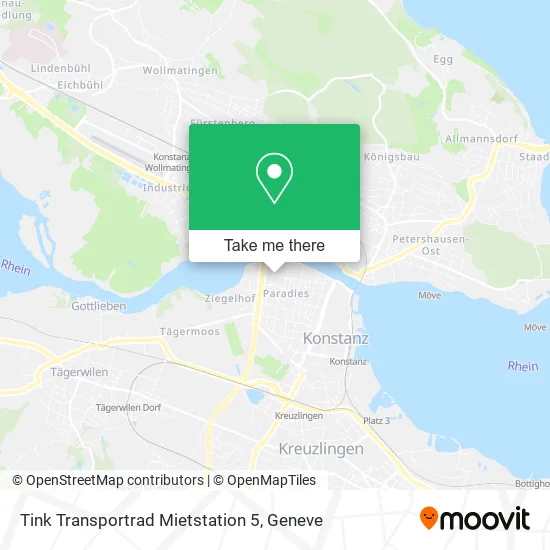 Tink Transportrad Mietstation 5 map