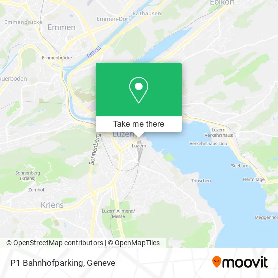 P1 Bahnhofparking map