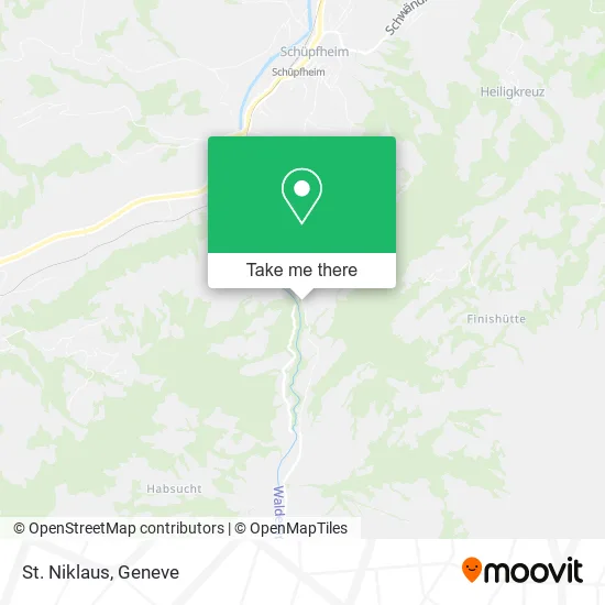 St. Niklaus map