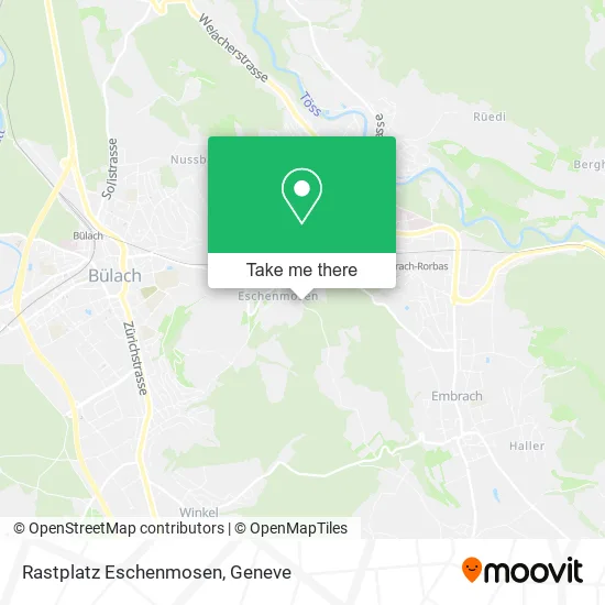 Rastplatz Eschenmosen map