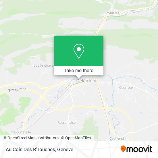 Au Coin Des R'Touches map