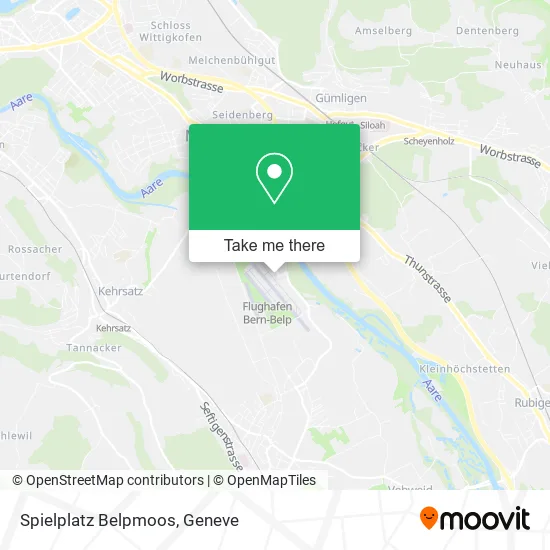 Spielplatz Belpmoos map