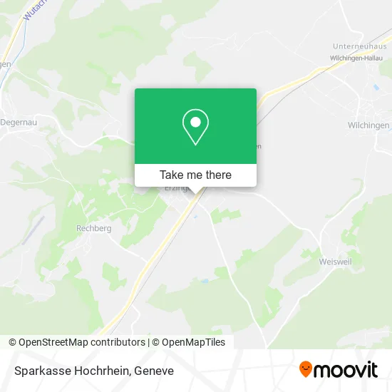 Sparkasse Hochrhein map