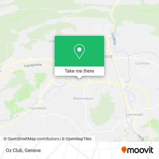 Oz Club map