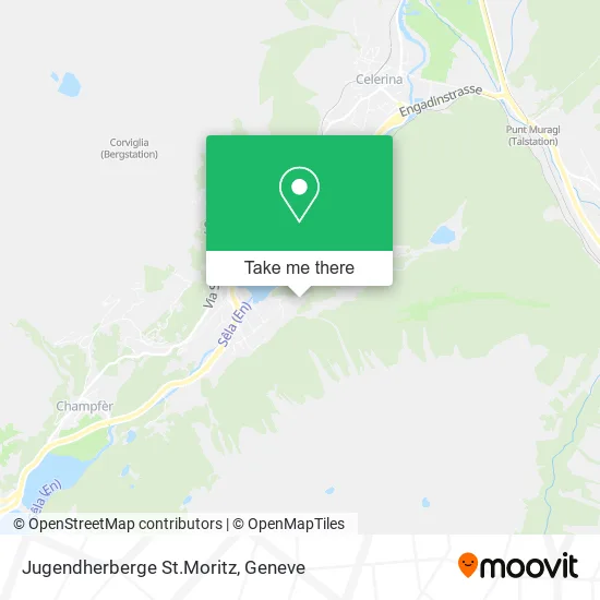 Jugendherberge St.Moritz map
