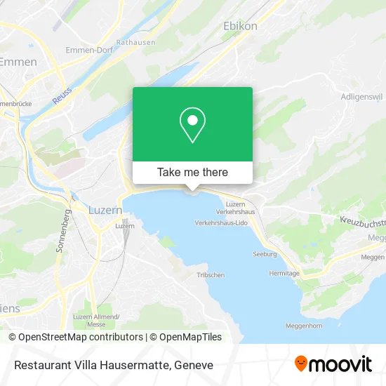 Restaurant Villa Hausermatte map