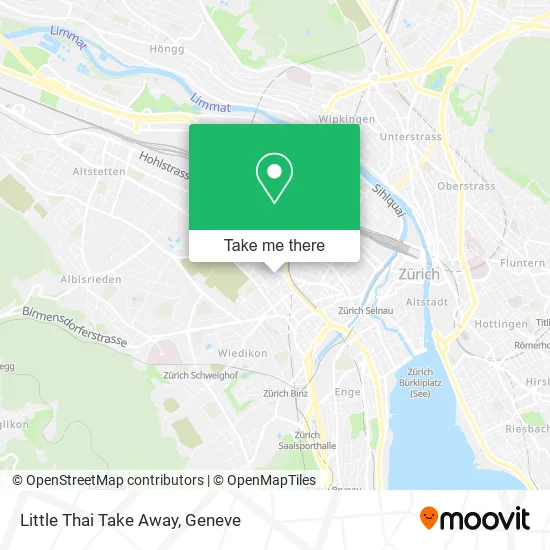 Little Thai Take Away map