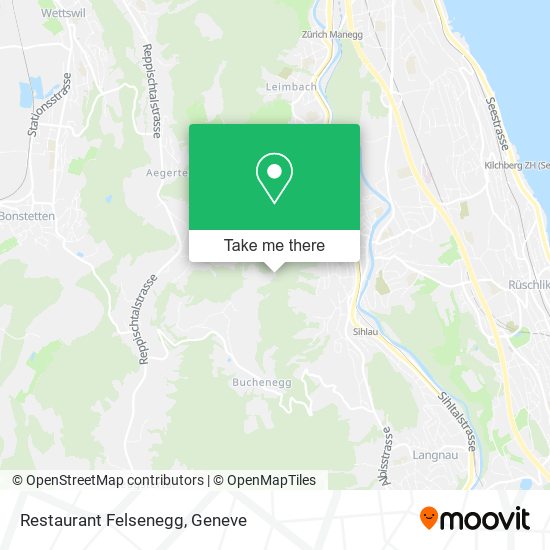 Restaurant Felsenegg map