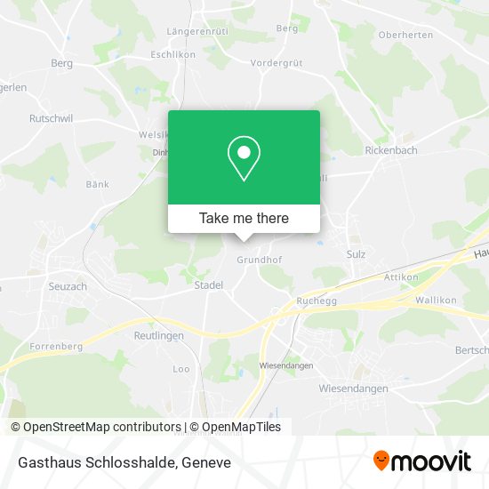 Gasthaus Schlosshalde map