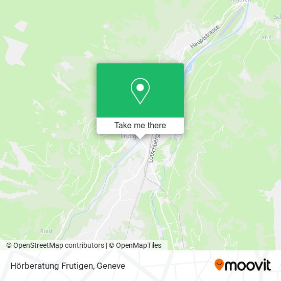 Hörberatung Frutigen map