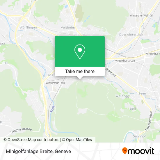 Minigolfanlage Breite map