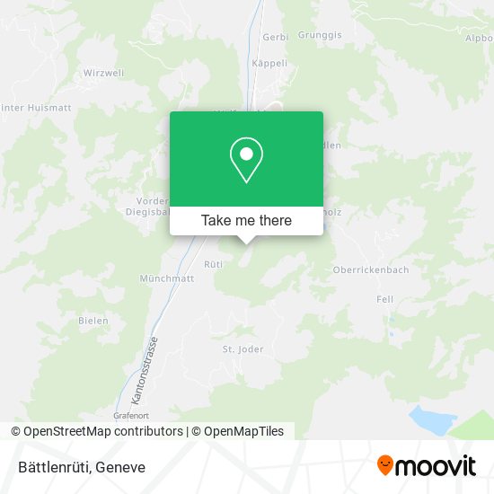 Bättlenrüti map