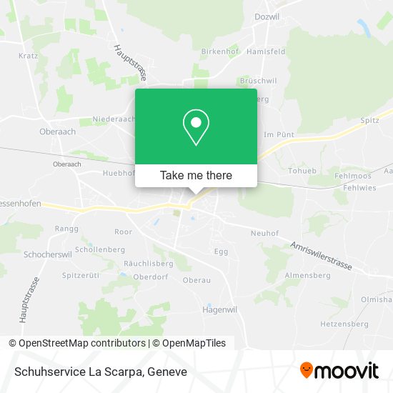 Schuhservice La Scarpa map