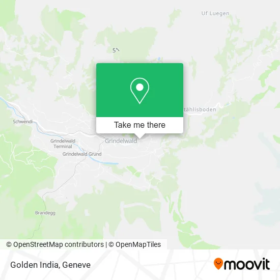 Golden India map