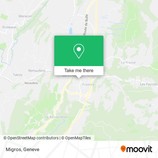 Migros map