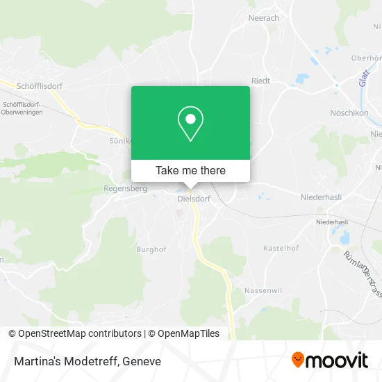 Martina's Modetreff map