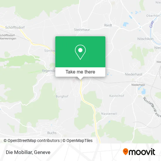 Die Mobiliar map