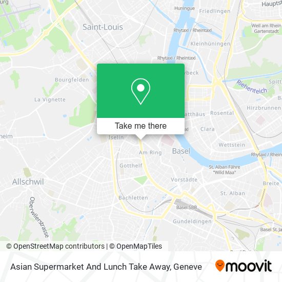 Asian Supermarket And Lunch Take Away map