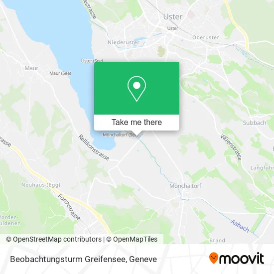 Beobachtungsturm Greifensee map