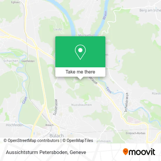 Aussichtsturm Petersboden plan
