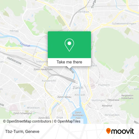 Tbz-Turm map