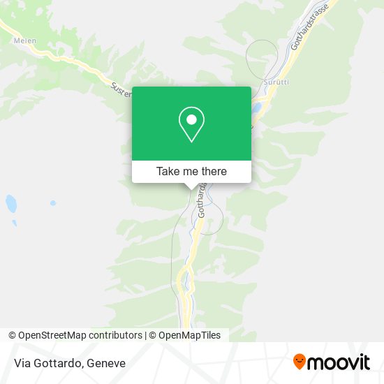 Via Gottardo map