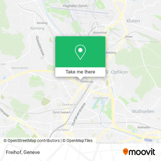Freihof map