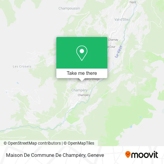 Maison De Commune De Champéry map