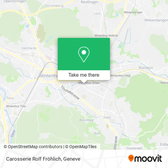 Carosserie Rolf Fröhlich map