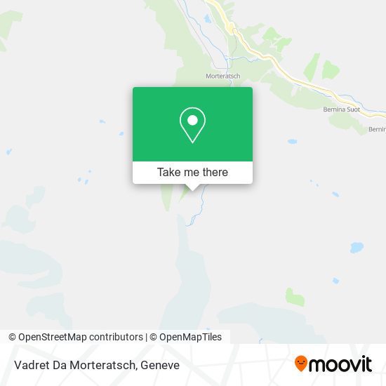 Vadret Da Morteratsch map