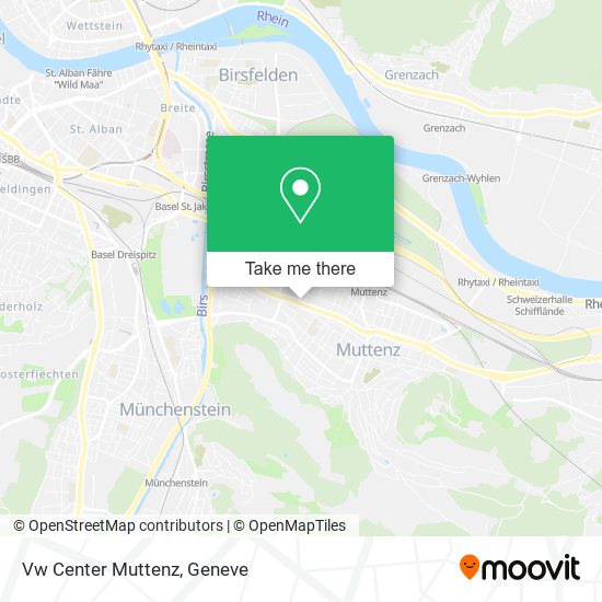 Vw Center Muttenz map