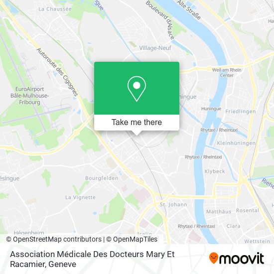 Association Médicale Des Docteurs Mary Et Racamier map
