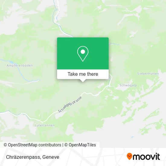 Chräzerenpass map