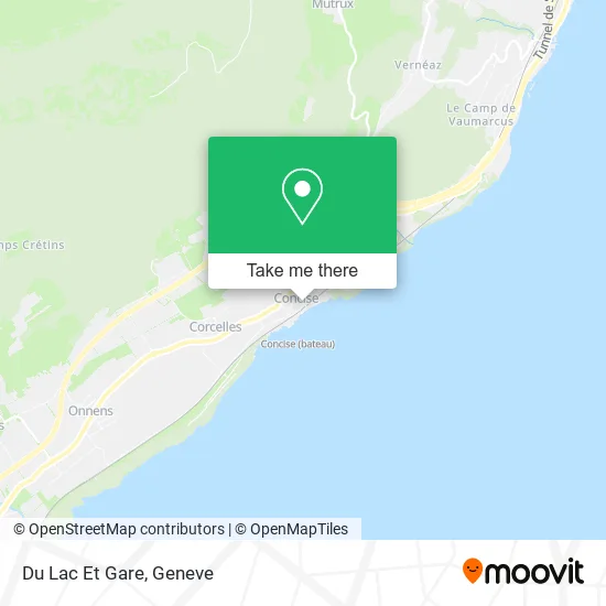 Du Lac Et Gare map
