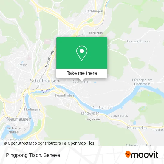 Pingpong Tisch map