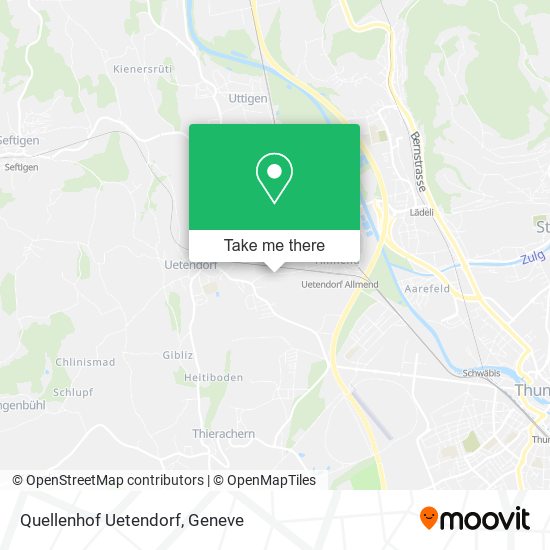Quellenhof Uetendorf map