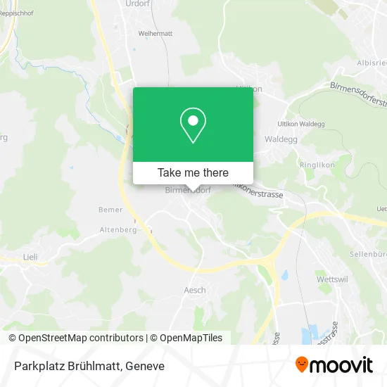 Parkplatz Brühlmatt map