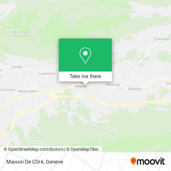 Maison De L'Oré map