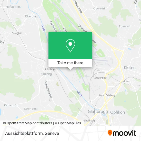 Aussichtsplattform map